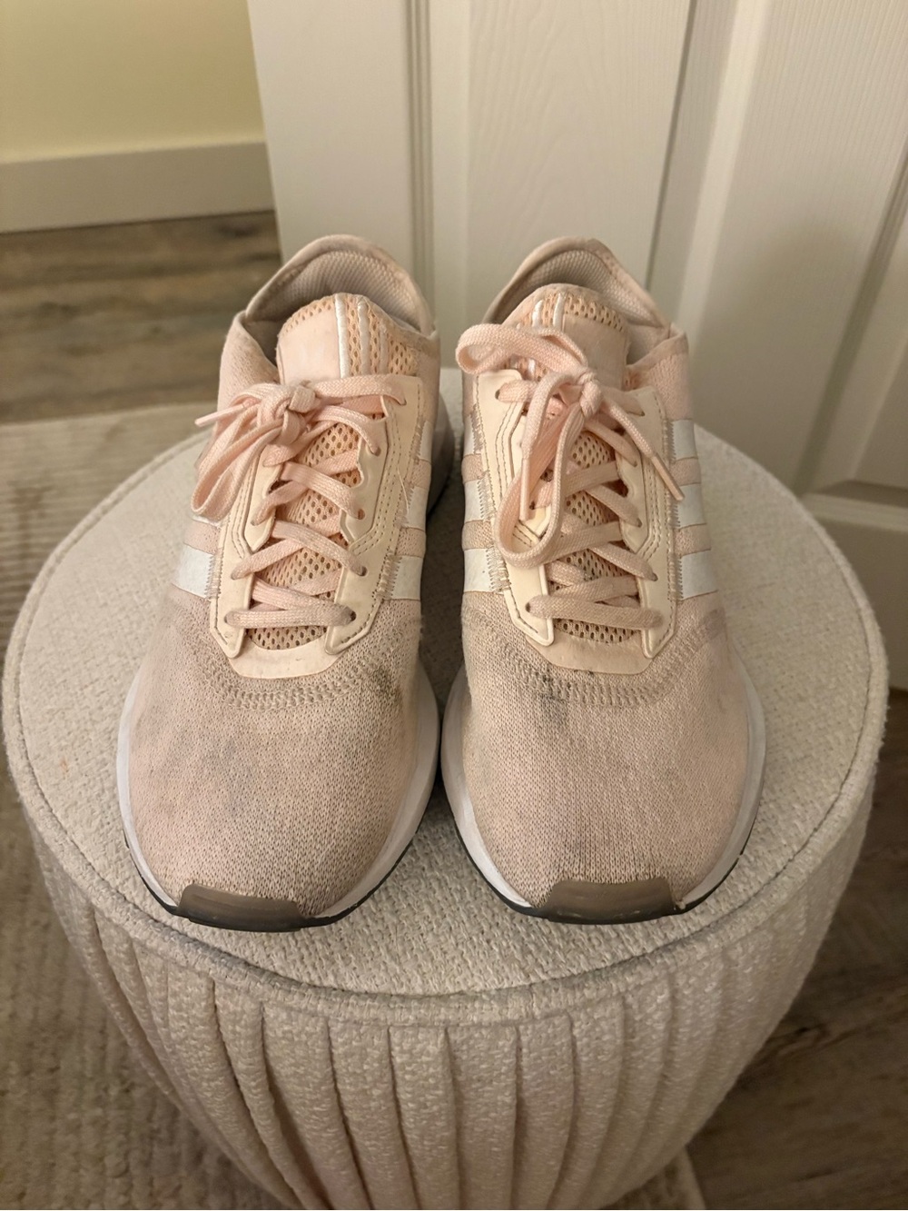 Women's adidas Light Pink Lightweight Sneakers